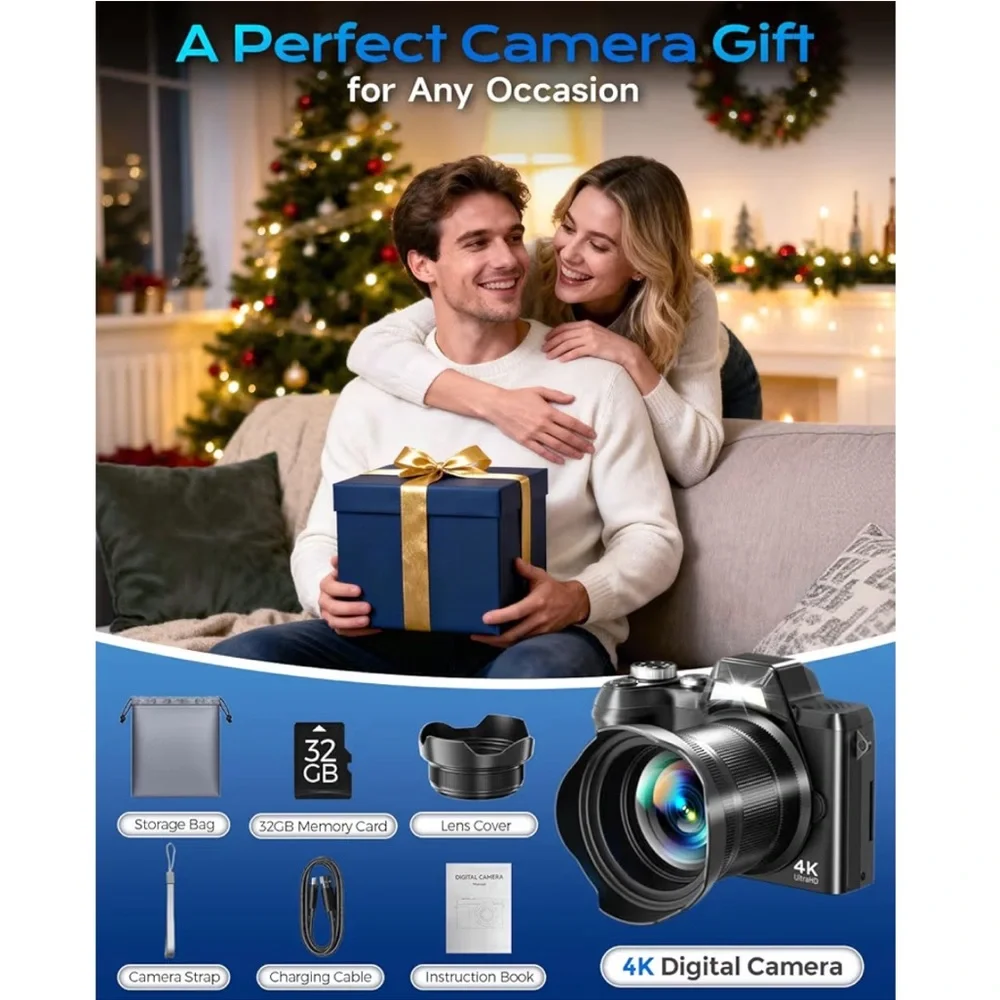 4K Digital Camera for Photography